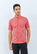 CLOUD Red Man Batik Shirt