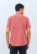 CLOUD Red Man Batik Shirt