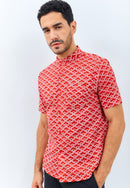 CLOUD Red Man Batik Shirt
