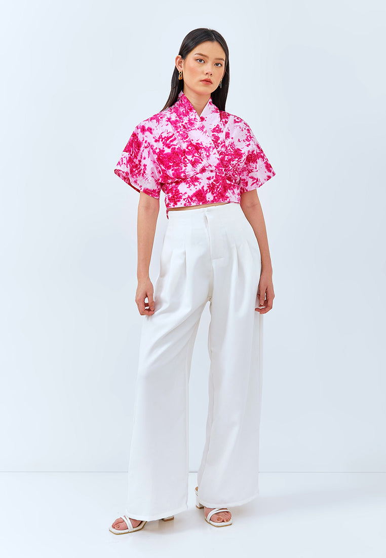 PINK GALAXY Wrap Top