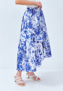 BLUE GALAXY Wrap Skirt
