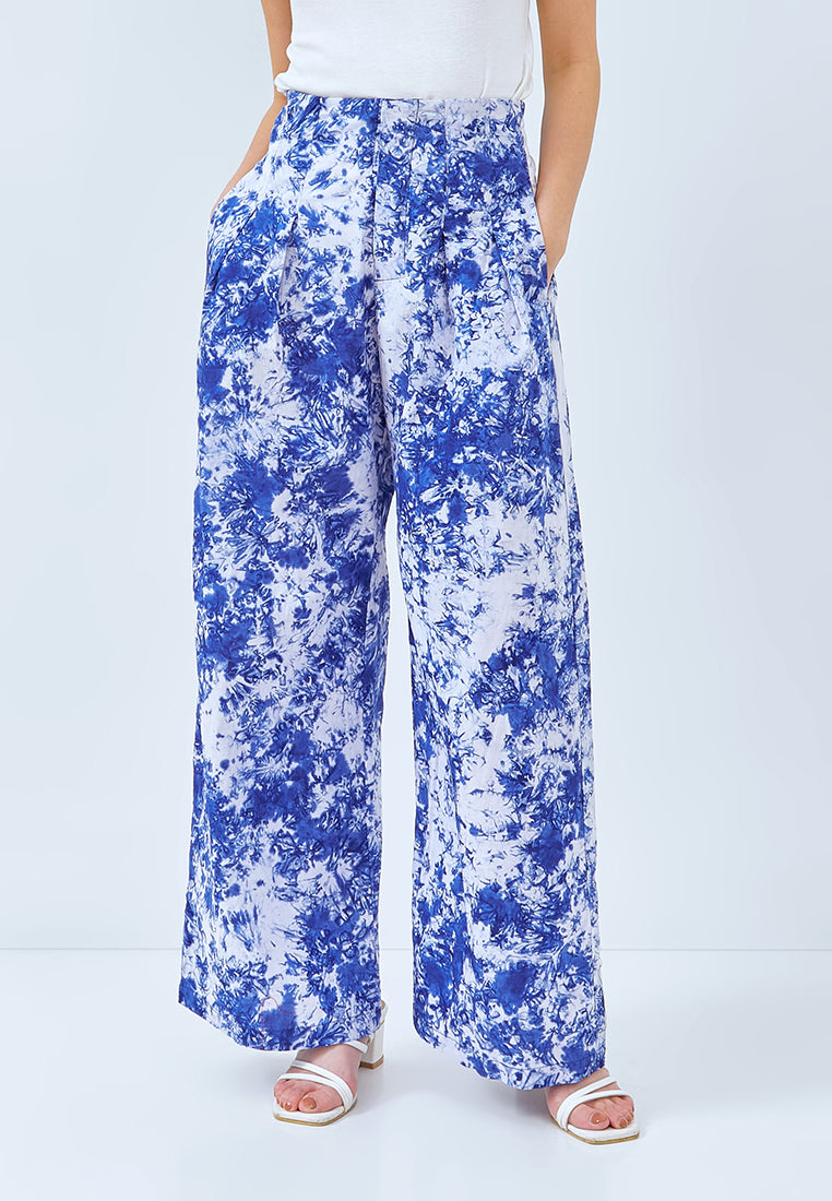 BLUE GALAXY High Waist Pants Maxi