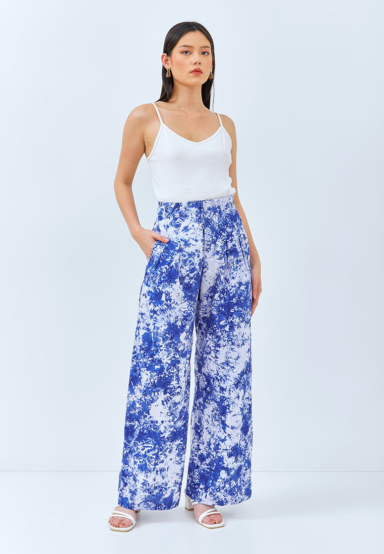 BLUE GALAXY High Waist Pants Maxi