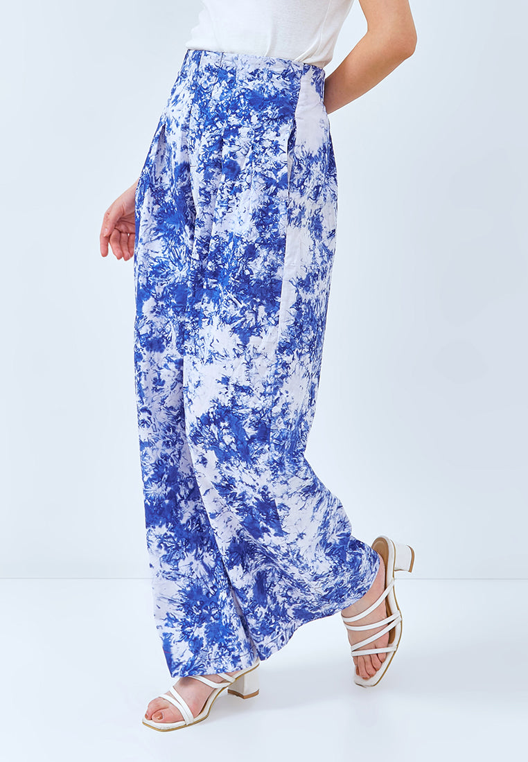BLUE GALAXY High Waist Pants Maxi