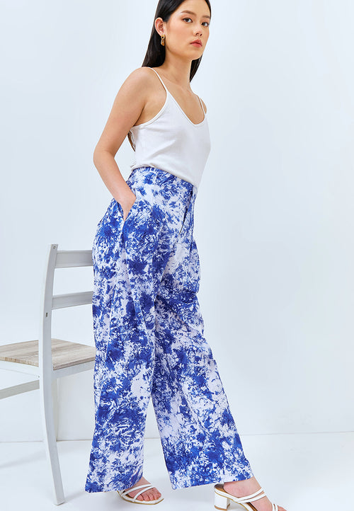 BLUE GALAXY High Waist Pants Maxi