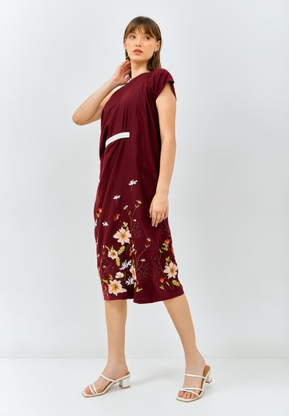 SECRET GARDEN Midi Kimono Dress