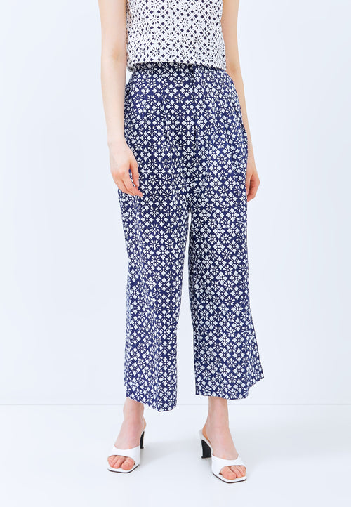 HISHI NAVY High Waist Pants Maxi
