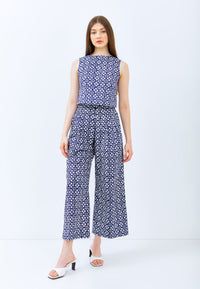 HISHI Navy Crop Top