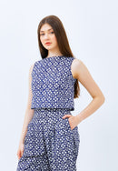 HISHI Navy Crop Top