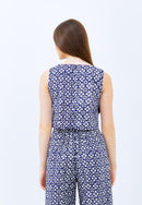 HISHI Navy Crop Top