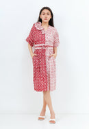 TWINKLING STARS Ruffles Kimono Button Dress