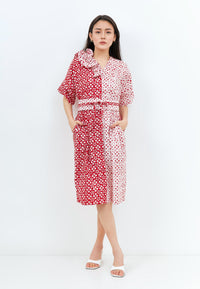 TWINKLING STARS Ruffles Kimono Button Dress