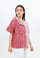 TWINKLING STARS Ruffles Kimono Button Top
