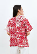TWINKLING STARS Ruffles Kimono Button Top