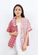 TWINKLING STARS Ruffles Kimono Button Top