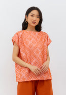 3D Tenun Orange Multiway Top