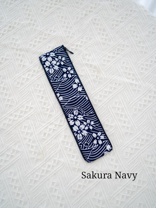 PEACOCK Navy Batik Kebaya Peplum Top