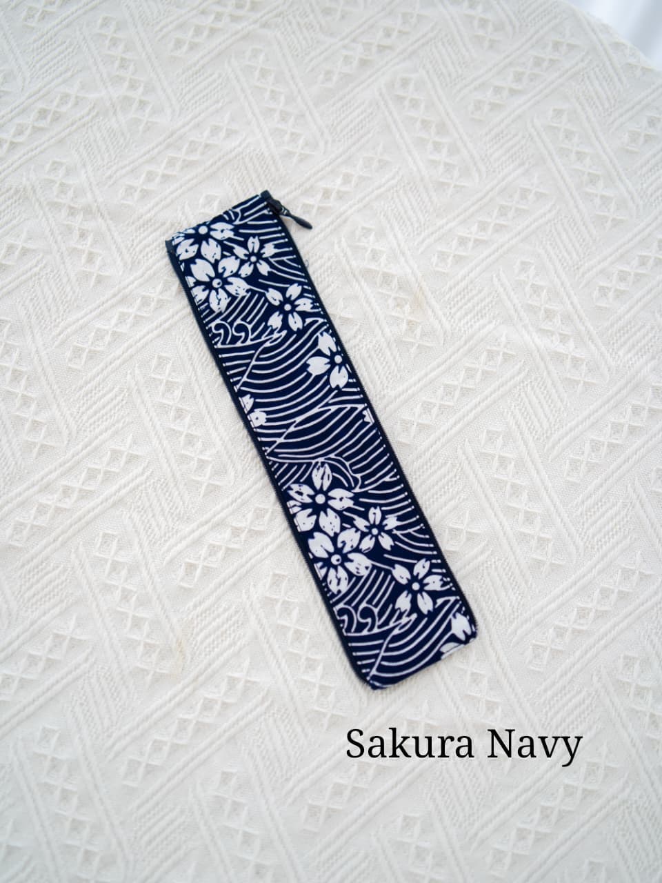 PEACOCK Navy Batik Kebaya Peplum Top