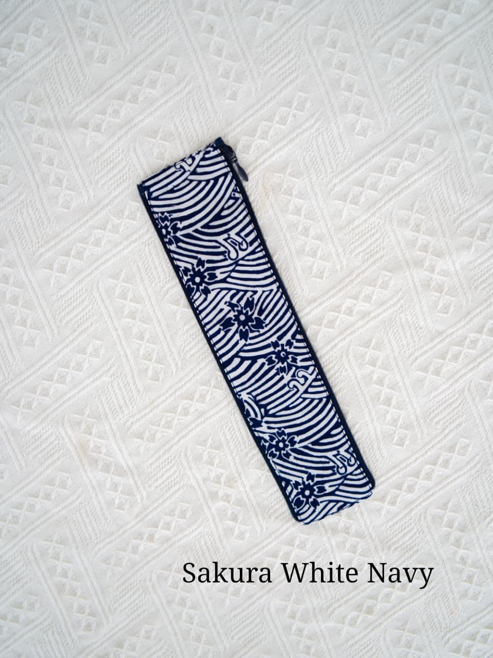 PEACOCK Navy Batik Kebaya Peplum Top