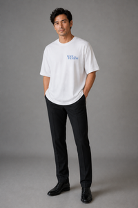 FLOURISH White Oversized Tee-Shirt