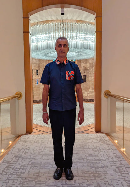 COLOURS OF LOVE Man Shirt with Point Collar