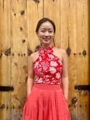 PERANAKAN PAWS RED Magical Scarf