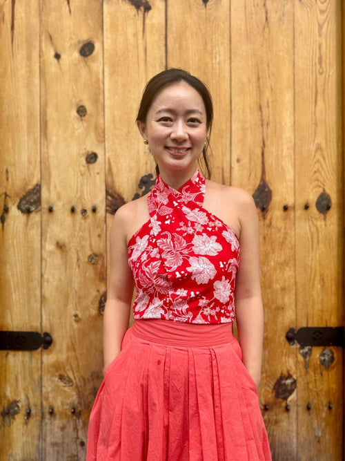 PERANAKAN PAWS RED Magical Scarf
