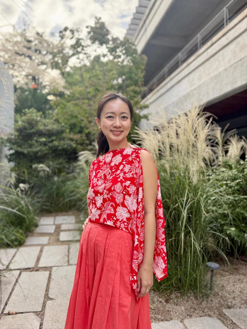 PERANAKAN PAWS RED Magical Scarf