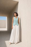 Kintsugi Mint Batik Vest Top