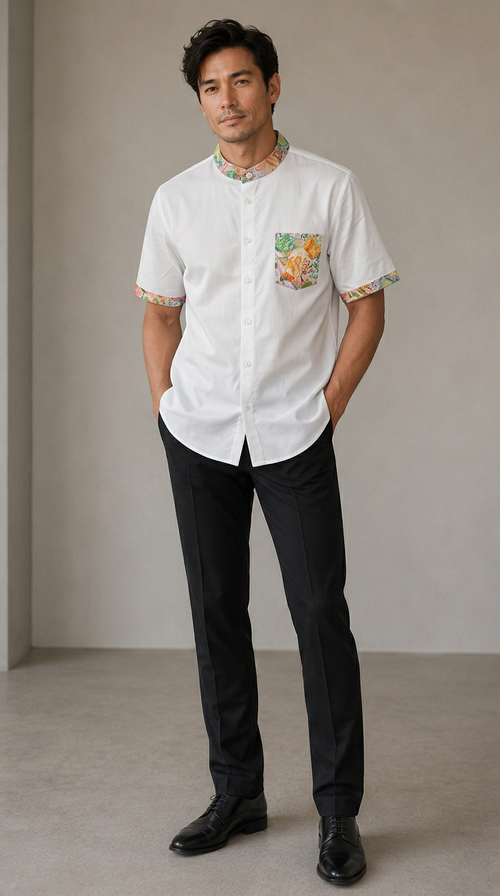SHIOK! Abstract Man Shirt