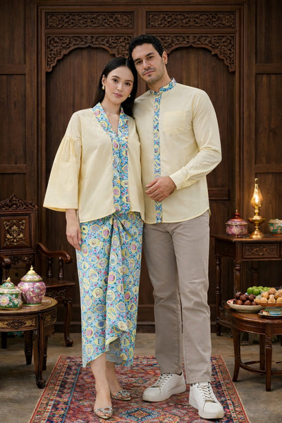 PERANAKAN PORCELAIN Long Sleeve Man Shirt