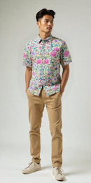 PHOENIX Man Shirt with Point Collar