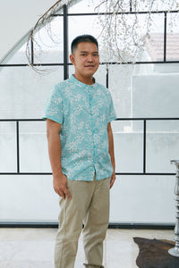 SAKURA さくら MINT Man Batik Shirt