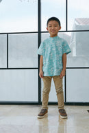 SAKURA さくら MINT Boy Batik Shirt