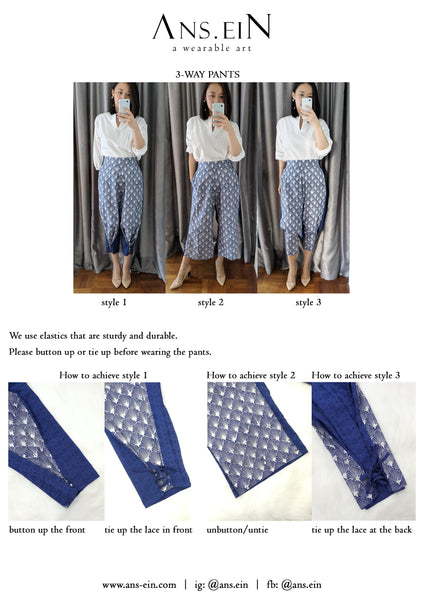 Basic 3-Way Pants NAVY