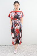 [SINGAPORE STORY] Tropical Garden Kimono Dress
