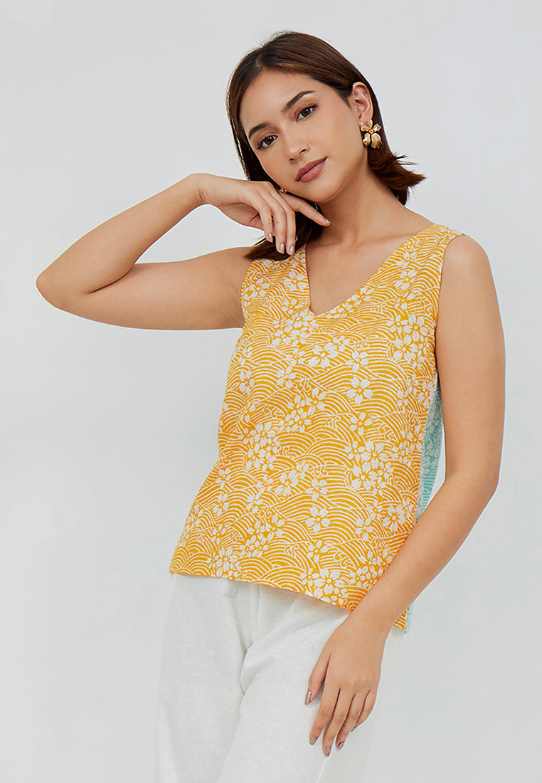 SAKURA さくら Niji Sleeveless Top BATIK