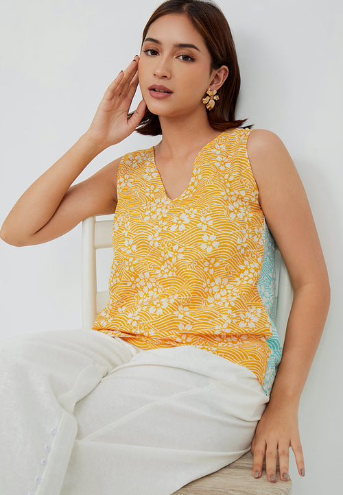 SAKURA さくら Niji Sleeveless Top BATIK