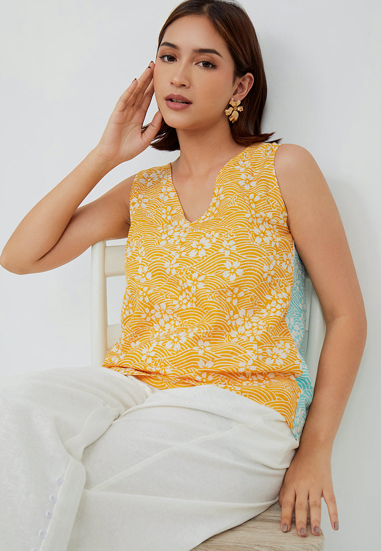 SAKURA さくら Niji Sleeveless Top BATIK