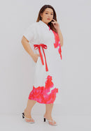 BLOOMS Midi Kimono Dress