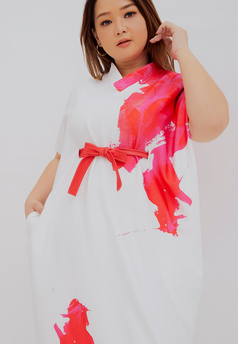 BLOOMS Midi Kimono Dress