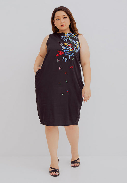 BLACK HANA Tulip Dress