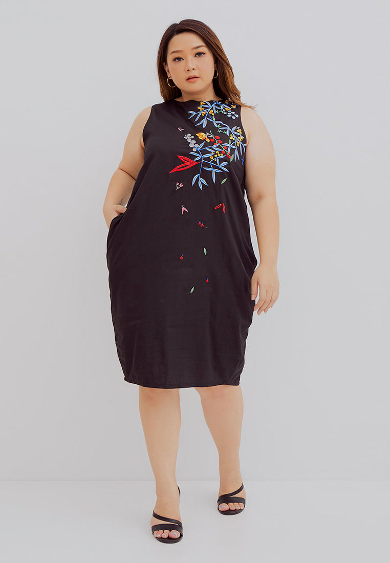 BLACK HANA Tulip Dress