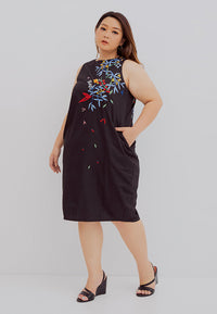 BLACK HANA Tulip Dress