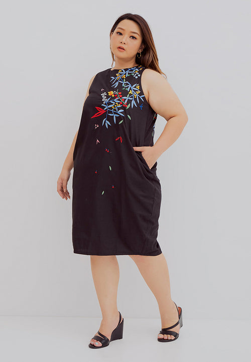 BLACK HANA Tulip Dress