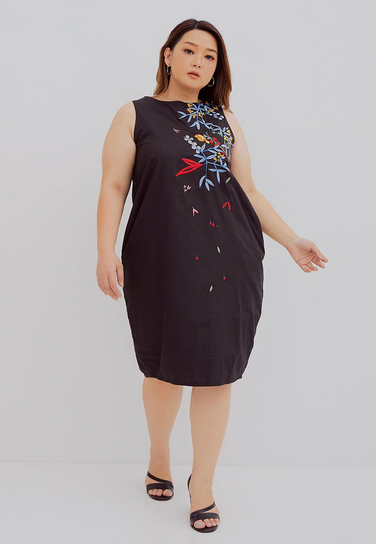 BLACK HANA Tulip Dress