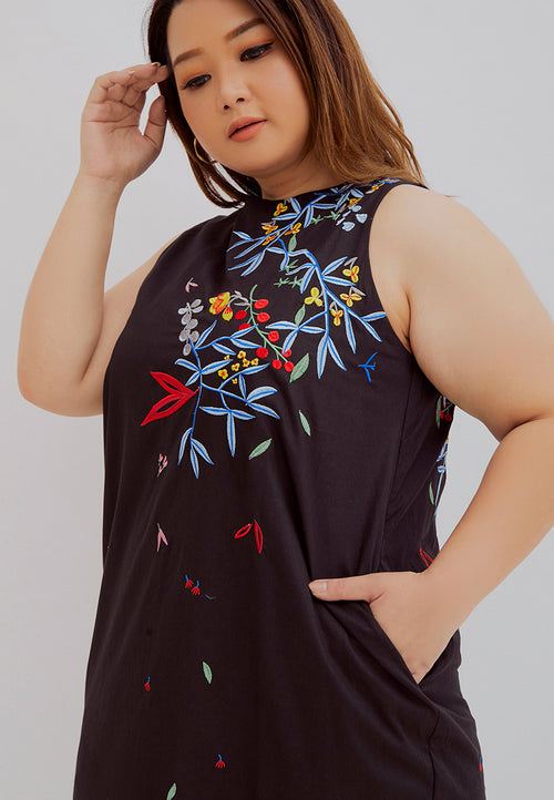 BLACK HANA Tulip Dress