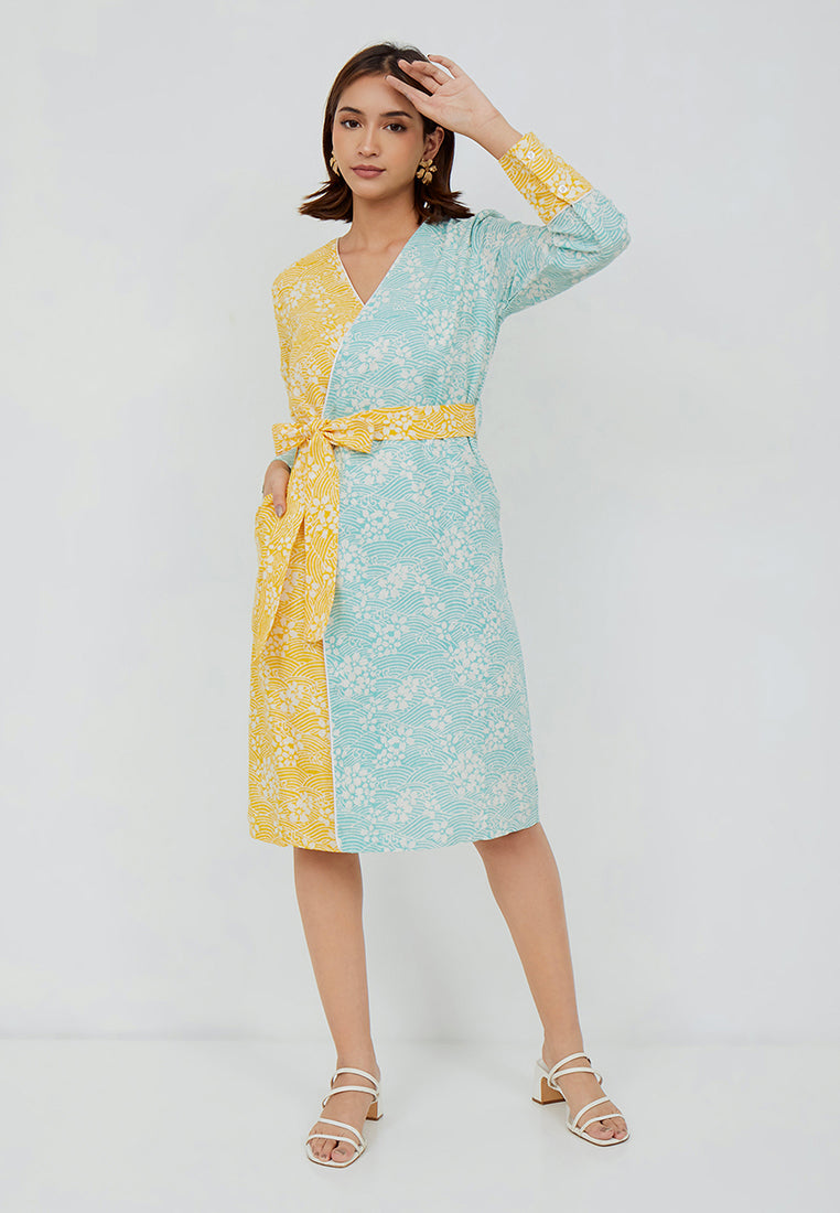 SAKURA さくら Niji Wrap Dress BATIK