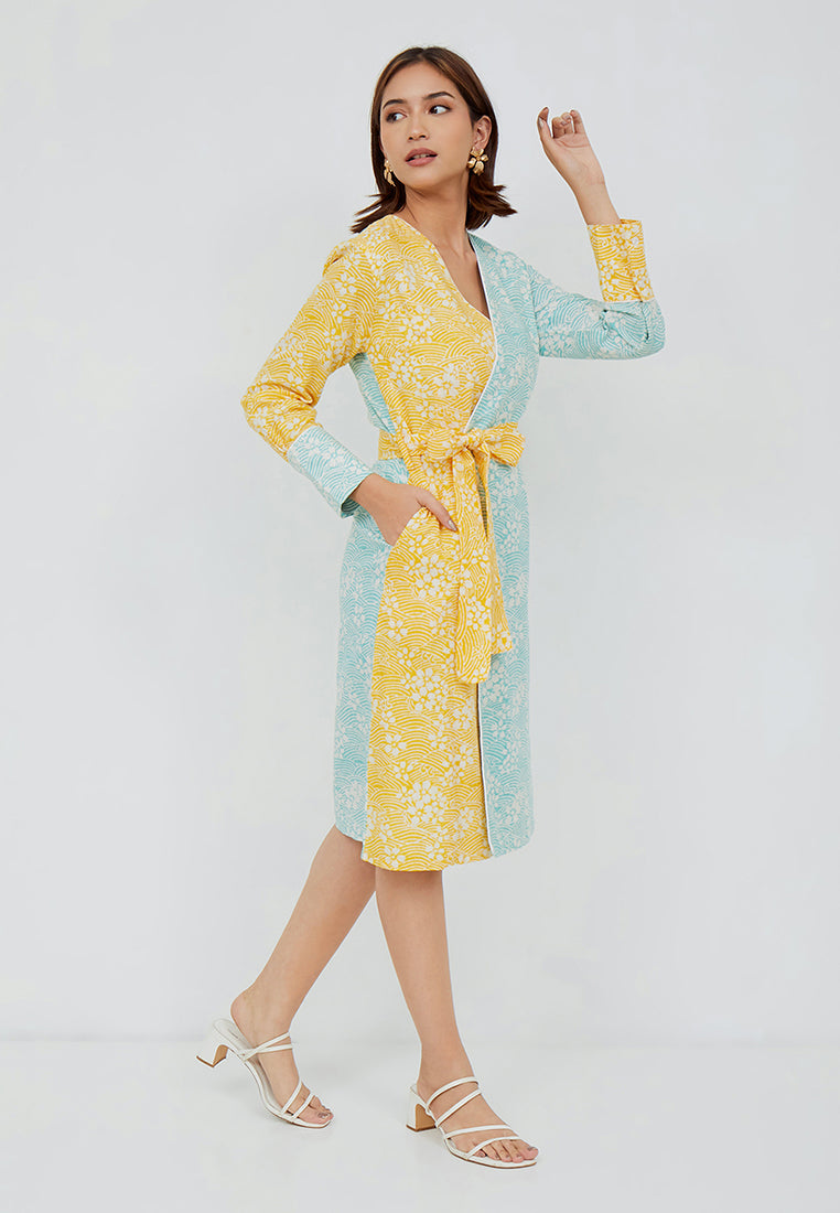 SAKURA さくら Niji Wrap Dress BATIK