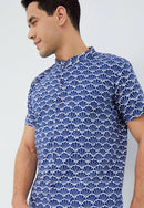 FANS NAVY Man Batik Shirt